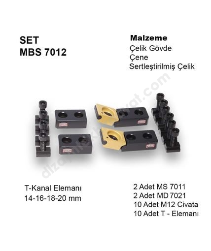 Hızlı Bağlama Sistemi SET MBS-7012 MİKSAN