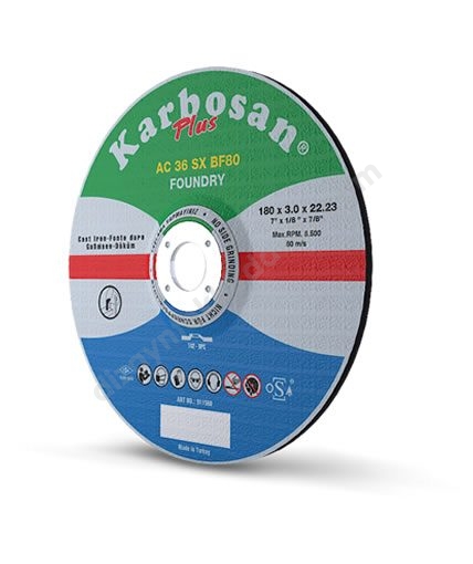 AC Aşındırıcı Kesme Diskleri -KARBOSAN